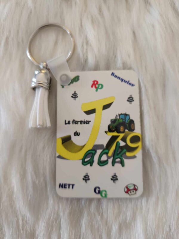 Porte clef sublimation